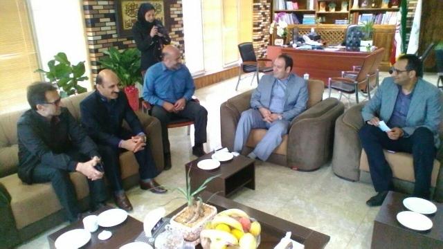 ديدار جامعه ورزشي شهرستان با شهردار لاهيجان